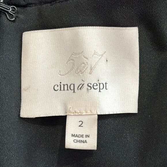 New Cinq à Sept Joelle Floral Silk Slip Dress Size 2 - Picture 14 of 16